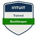 Intuit trained bookkeeper logo